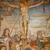 Dettaglio dell affresco della crocifissione 1 - Amatrice (Lazio)