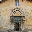 Facciata dell'ex chiesa di san fortunato (ufficio PT) - Amatrice (Lazio)